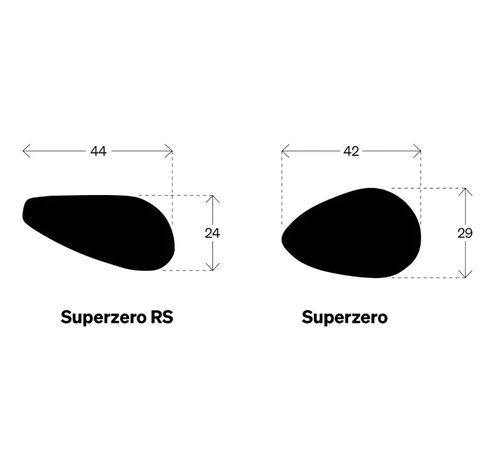 SUPERZERO RS carbon stuur 46cm - POB finish  Deda