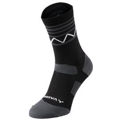 Vaude Bike Socks Mid, black/white, 36-38 