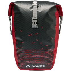 Vaude Aqua Back Print Single, black/red 