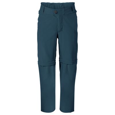 Kids Yaras Stretch ZO Pants, dark sea, 110/116  Vaude