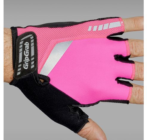 ProGel Hi-Vis Padded Gloves Pink Hi-Vis S  Gripgrab