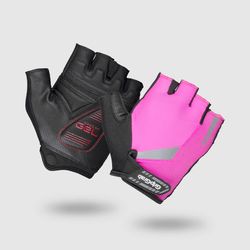 Gripgrab ProGel Hi-Vis Padded Gloves Pink Hi-Vis L 