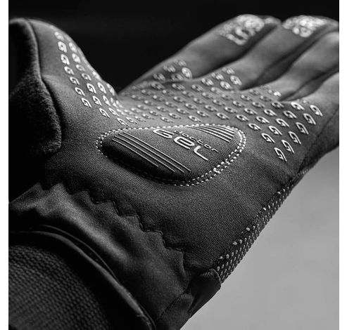 Ride Windproof Winter Gloves Black M  Gripgrab