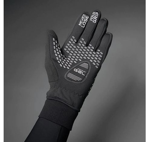 Ride Windproof Winter Gloves Black M  Gripgrab