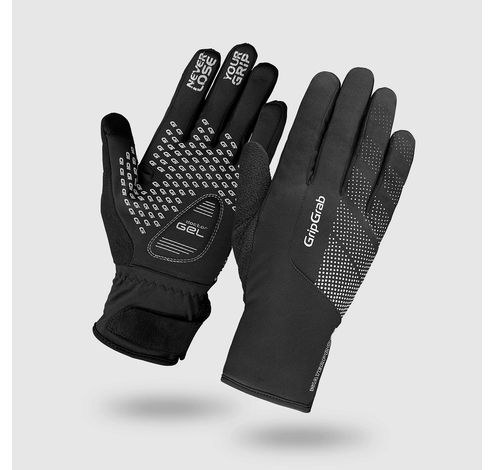 Ride Waterproof Winter Gloves Black L  Gripgrab