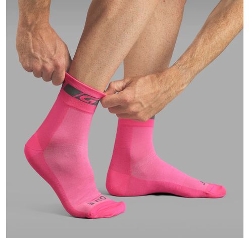 Hi-Vis Regular Cut Socks Pink Hi-Vis S  Gripgrab