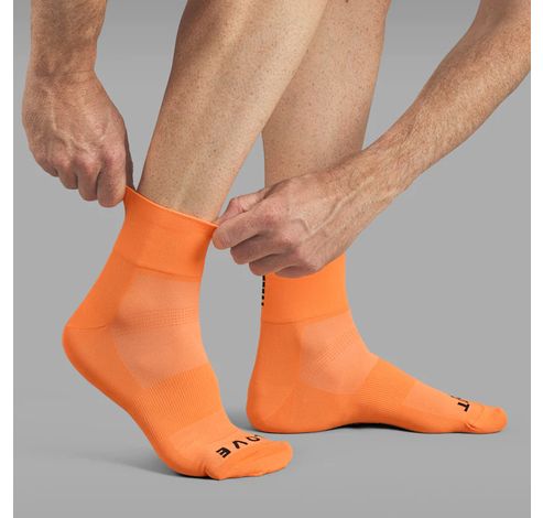 Lightweight SL Short Socks Orange Hi-Vis XS  Gripgrab