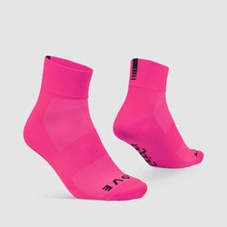 Gripgrab Lightweight SL Short Socks Pink Hi-Vis XS 