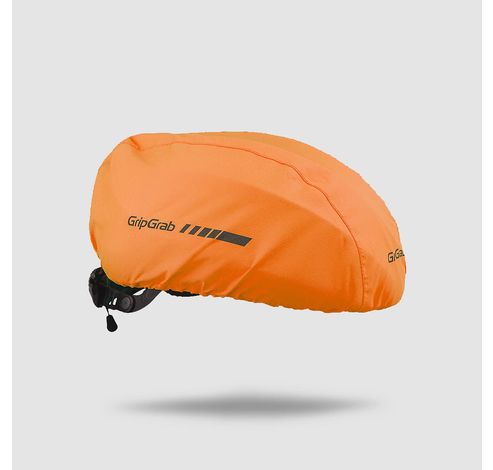 Waterproof Helmet Cover Orange Hi-Vis One Size  Gripgrab