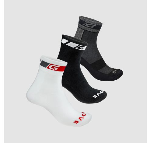 All-season Socks 3PACK Black M  Gripgrab