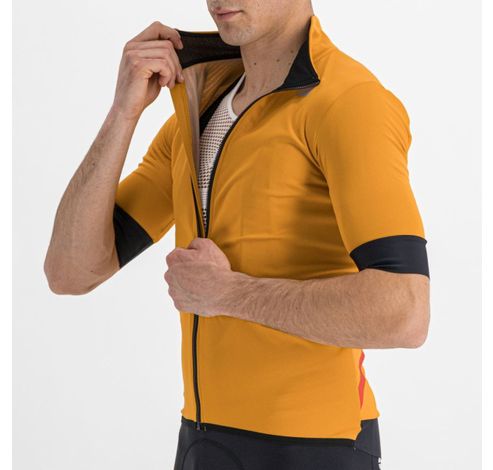 FIANDRE LIGHT NO RAIN JACKET SHORT SLEEVE DARK GOLD   S  Sportful