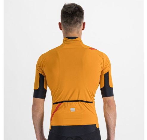 FIANDRE LIGHT NO RAIN JACKET SHORT SLEEVE DARK GOLD   M  Sportful