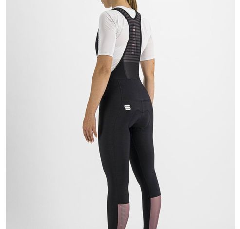 CLASSIC W BIBTIGHT BLACK POMPELMO  XS  Sportful