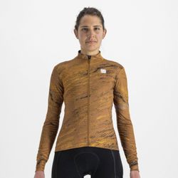 Sportful CLIFF SUPERGIARA THERMAL JERSEY LEATHER GOLDEN OAK BLACK  XL 