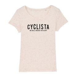 The Vandal Cyclista T-Shirt Dames Mandarine Medium 