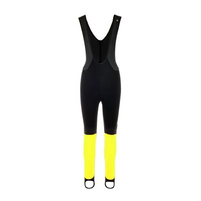 CO_BR13439D VESPER BIBTIGHT TEMPEST PADDED  FLUO  L FLUO YELLOW  Bioracer