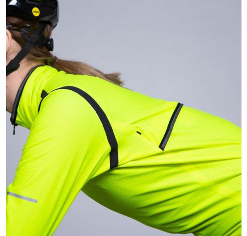 CO_BR29065D SPEEDWEAR CONCEPT KAAIMAN JACKET TAPED WOMEN S FLUO YELLOW  Bioracer