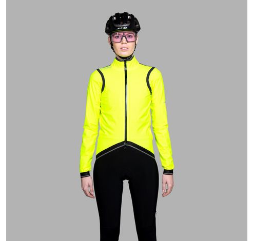 CO_BR29065D SPEEDWEAR CONCEPT KAAIMAN JACKET TAPED WOMEN S FLUO YELLOW  Bioracer