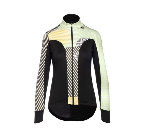 CO_BR11621D VESPER TEMPEST LIGHT JACKET SUBLI S KONTUR OLIVE YELLOW  Bioracer