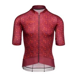 Bioracer CO_BR11529 EPIC JERSEY SS S BIT MAP BORDEAUX 