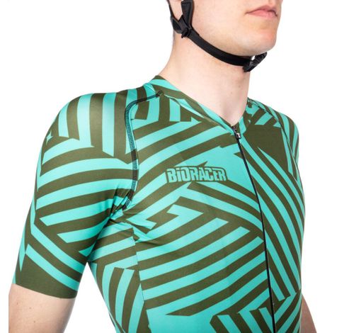 CO_BR11526 SPITFIRE JERSEY SS L DON DAZZLE MINT OLIVE  Bioracer