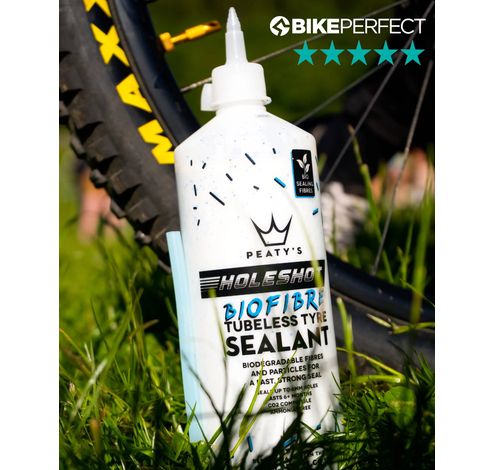 Holeshot BioFibre Tubeless Tyre Sealant Bottle 500ml  Peaty's