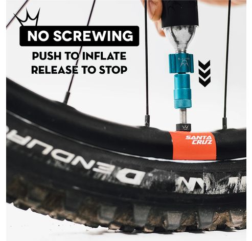 Holeshot CO2 Tyre Inflator - Road & Gravel (16g)  Peaty's