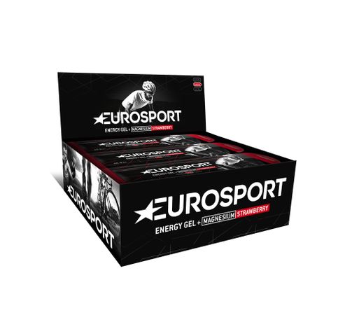 Energy Gel fraise magnesium 40 gram (x 20)  Eurosport Nutrition