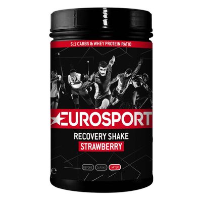 Eurosport Recovery shake  aardbei 600 gram  Eurosport Nutrition