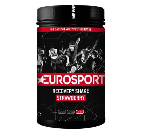 Eurosport Recovery shake  aardbei 600 gram  Eurosport Nutrition