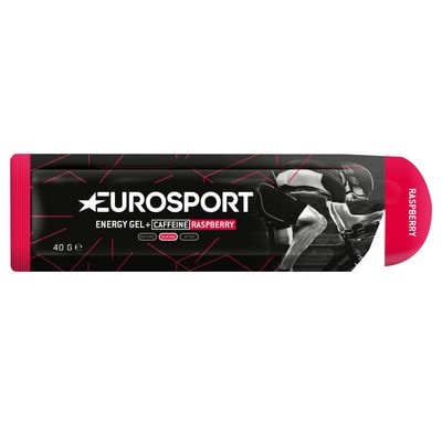 Energy Gel framboos caffeïne 40 gram  Eurosport Nutrition