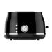 Premium Retro toaster Black 