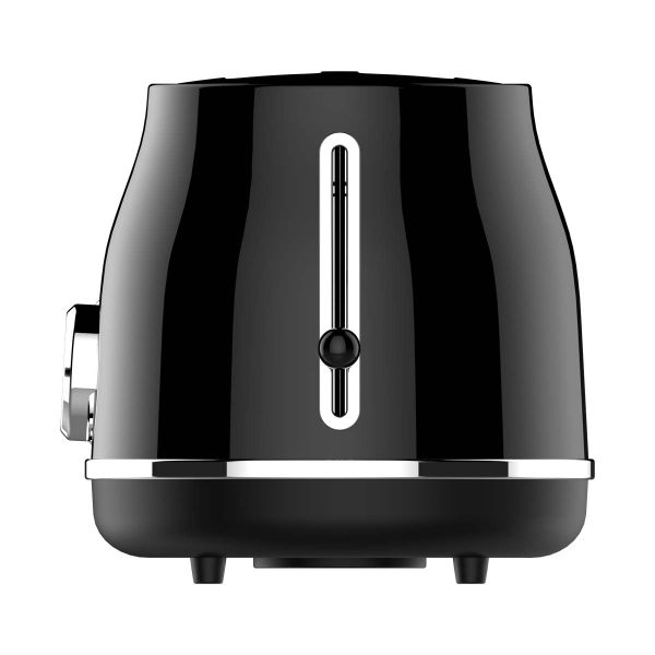 Premium Retro toaster Black 