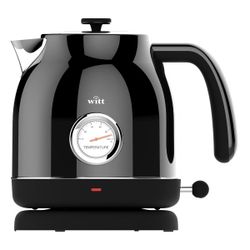 WITT Bouilloire Rétro Premium Noir 