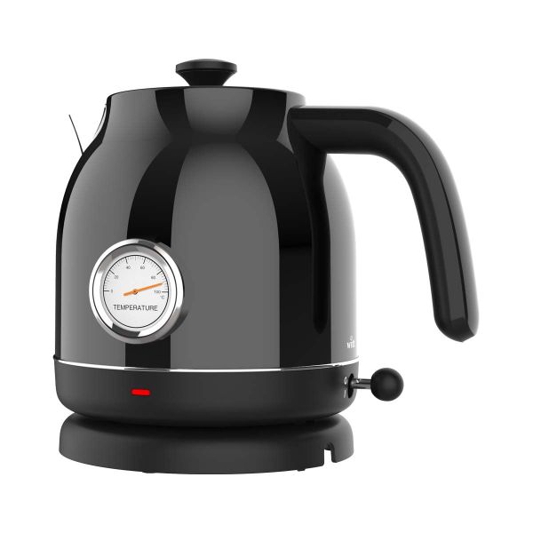 Premium Retro waterkoker Black 