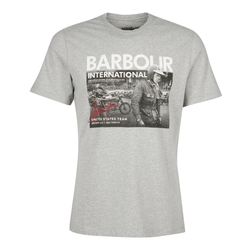 Barbour B.Intl Carter T-Shirt M Grey Marl