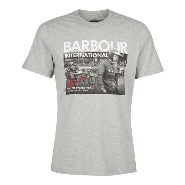 Barbour B.Intl Carter T-Shirt M Grey Marl