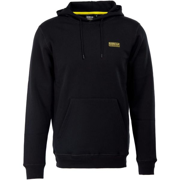 Barbour Hoodie klein logo Zwart S