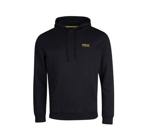 Sweat à capuche petit logo Noir  Barbour