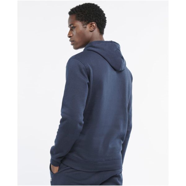 Barbour Hoodie klein logo Navy M