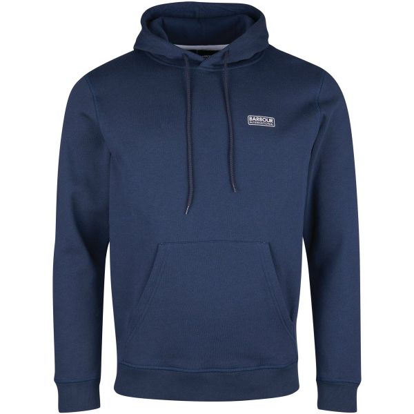 Barbour Hoodie klein logo Navy M