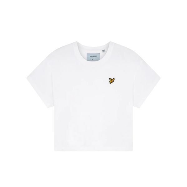 Lyle&Scott Cropped T-Shirt Wit 6 XS