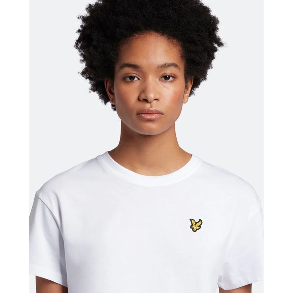 Lyle&Scott Cropped T-Shirt Wit 6 XS