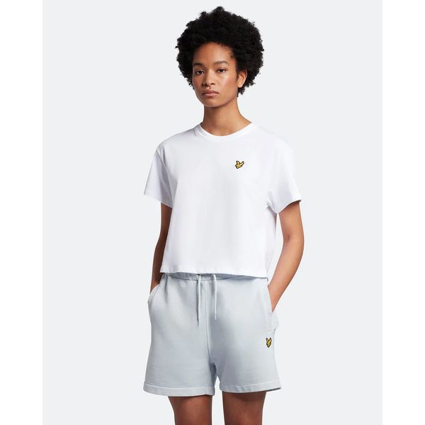 Lyle&Scott Cropped T-Shirt Wit 6 XS