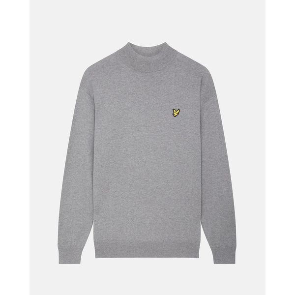 Lyle&Scott Coltrui van merinowol Mid Grey Marl M