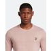 Lyle&Scott Crew Neck Cotton Merino Trui Mauve Dusk S