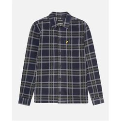 Lyle&Scott Fleece Overhemd Dark Navy Check S