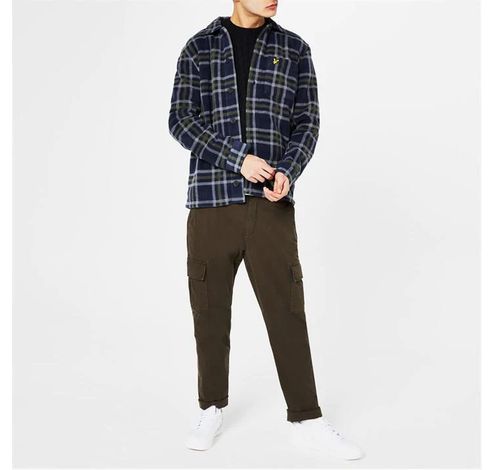 LW1510V-W822 DARK NAVY CHECK-MT-S  Lyle&Scott