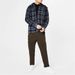 Lyle&Scott Fleece Overhemd Dark Navy Check S