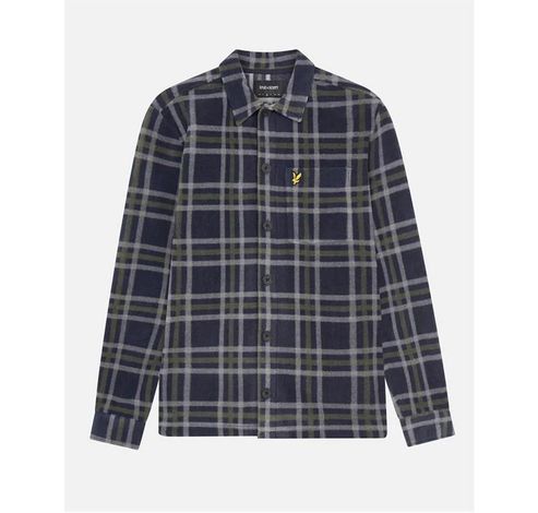 LW1510V-W822 DARK NAVY CHECK-MT-M  Lyle&Scott